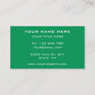 Your Own Design Business Card Custom Colours