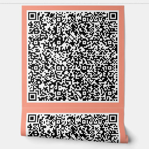 Your Own Design Custom Colours QR Code Scan Info Wallpaper