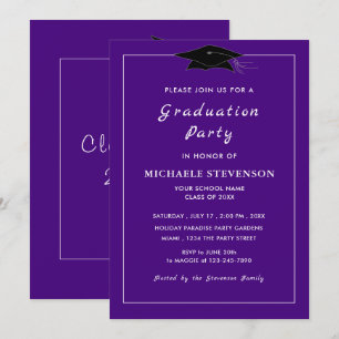 Your Own Design Graduation Invitation Example