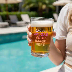 Your Own Image Photo Logo Glass