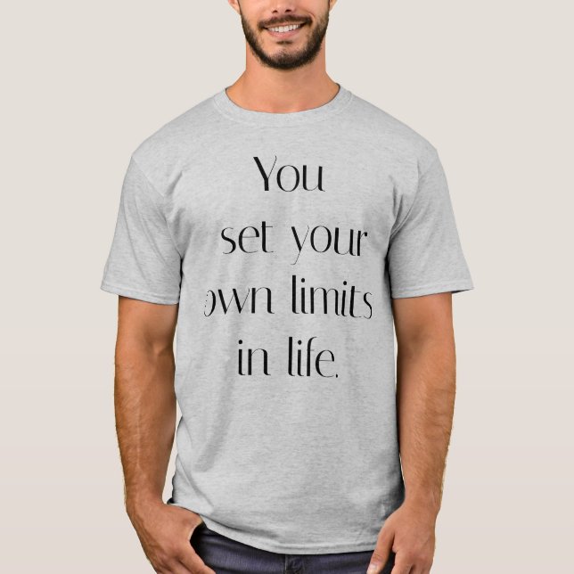Your Own Limits Men's Basic T-Shirt (Front)