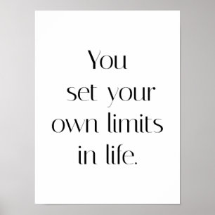Your Own Limits Poster