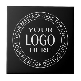 Your Own Logo & Customisable Circular Text Tile