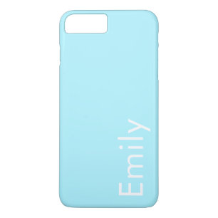 Your Own Name or Word   Soft Sky Blue Case-Mate iPhone Case