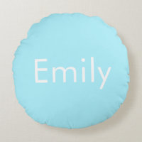 Your Own Name or Word | Soft Sky Blue