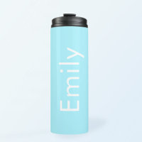 Your Own Name or Word | Soft Sky Blue