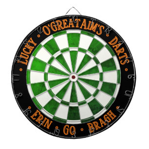 Your Own Name's Darts - Ireland Erin Go Bragh Dartboard