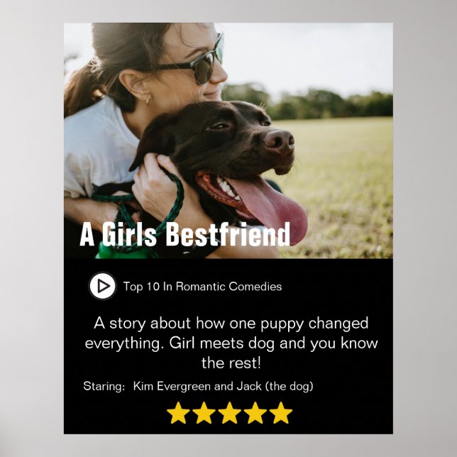 Your Own Personalised Movie Poster  (Front)