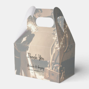 Your Own Photo Faded Wedding Favour Box