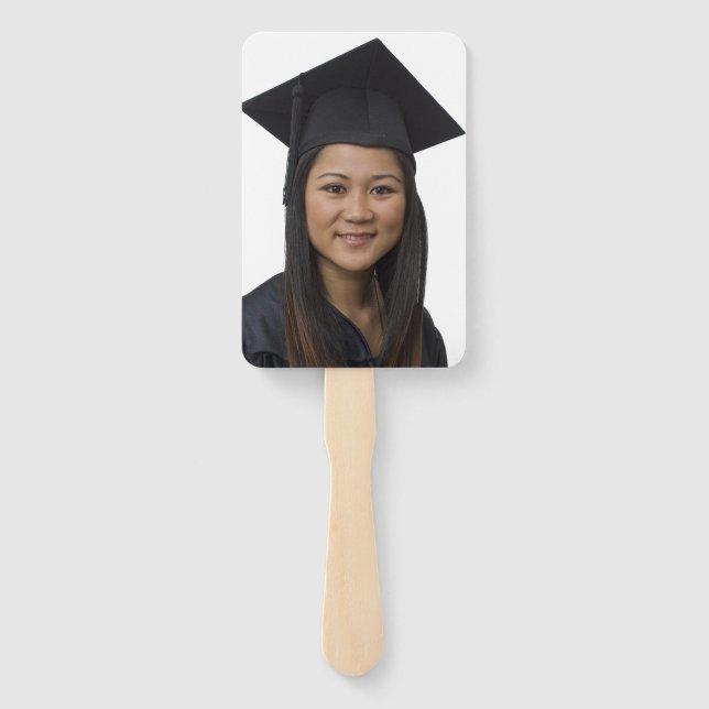 Your Own Photo Graduation Wedding Birthday Hand Fan (Back)