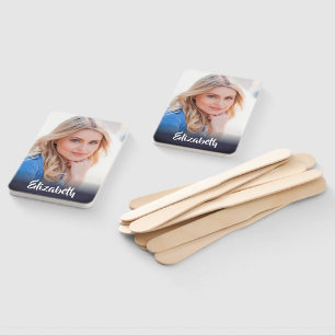 Your Own Photo Monogram Graduation Hand Fan