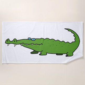 Your own premium quality crock logo beach towel