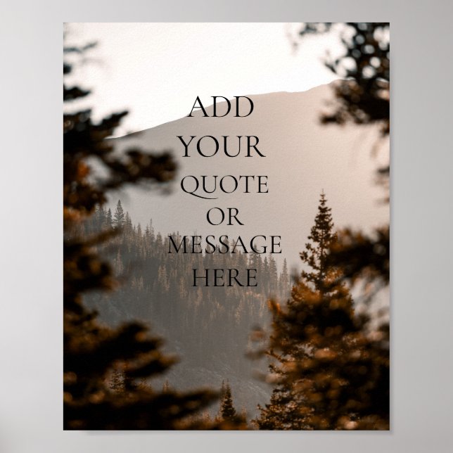 your own quote poster  (Front)