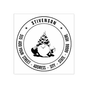 Your Own Return Address Custom Image Personalised Rubber Stamp