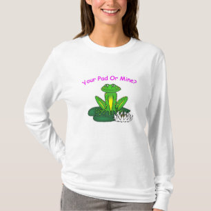 Your Pad or Mine - Women's White Long Sleeve T-Shirt