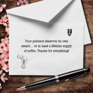 Your Patience Deserves Its Own Award Thank You Card