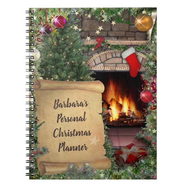 Your Personal Christmas Planner Spiral Notebook (Front)