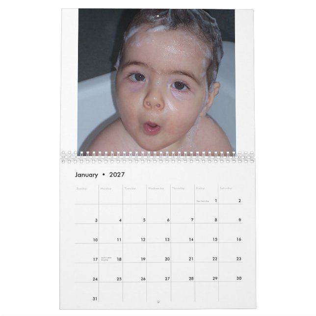Your Personalised 2007 Calendar (Jan 2027)