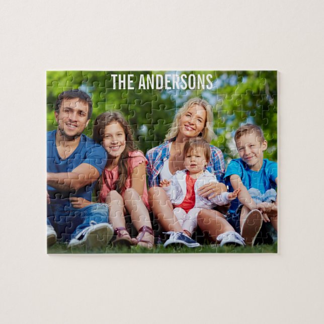 Your Personalised Family Photo Puzzle (Horizontal)