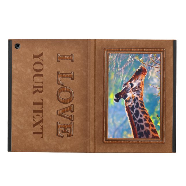 YOUR Personalised iPad Cover PHOTO or Keep Giraffe (Outside)