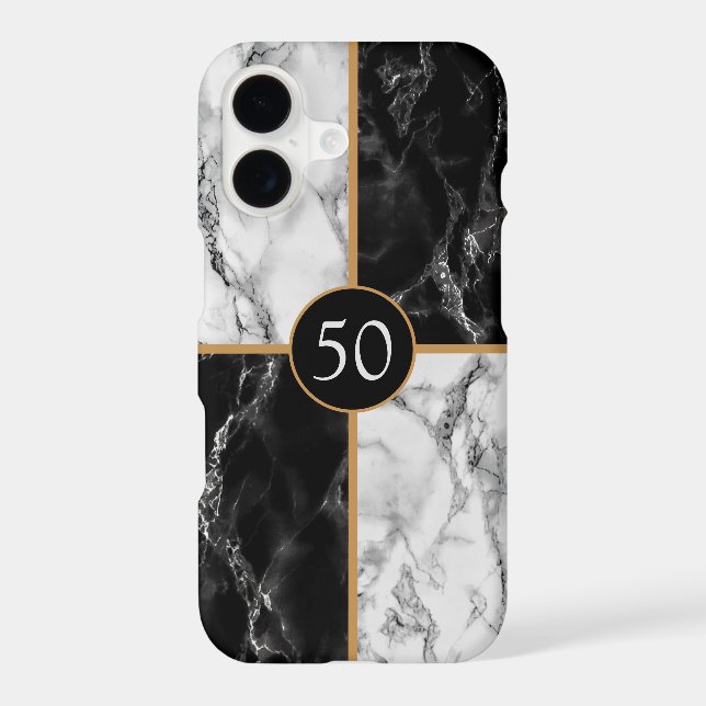 Your Personalised Marble iPhone Case Gift (Back)