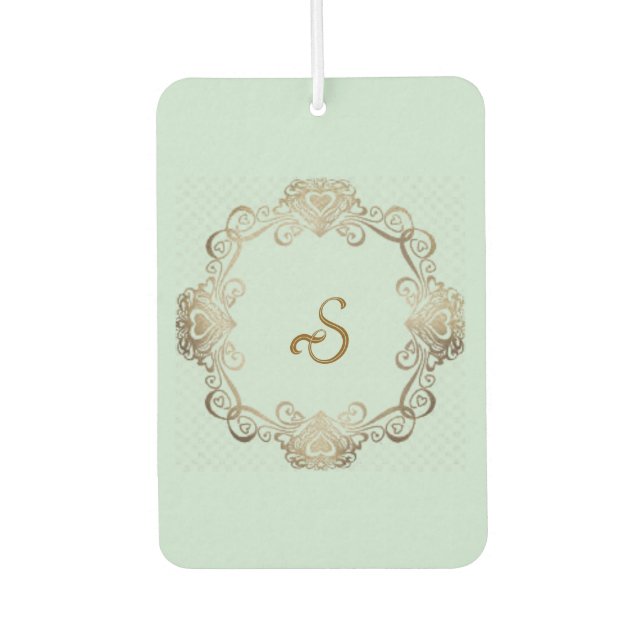 “Your Personalized Initial” Air Freshener (Front)