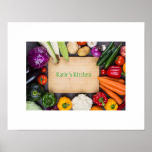 Your Personlized Name Kitchen Art Poster
