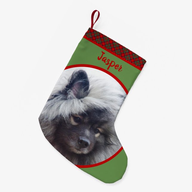 Your Pet Dog or Cat Small Christmas Stocking (Front (Hanging))