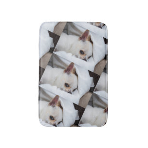 Your pet dog puppy custom photo chihuahua pattern bath mat