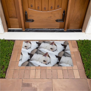 Your pet dog puppy custom photo chihuahua pattern doormat