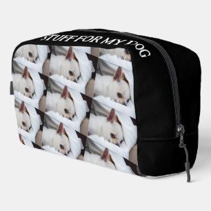 Your pet dog puppy custom photo chihuahua Toiletry Dopp Kit