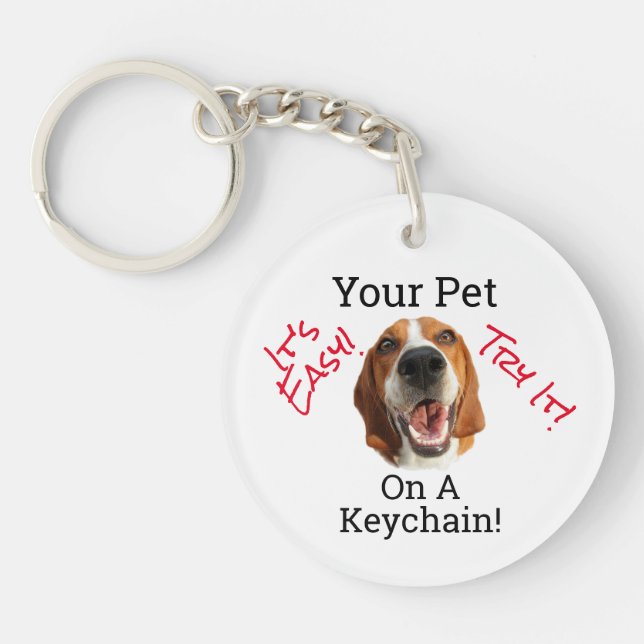 Your Pet On A   Key Ring (Front)
