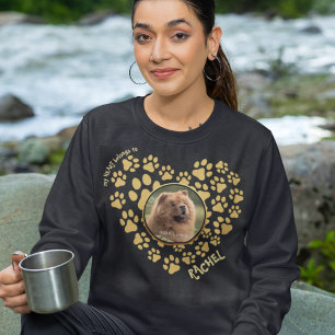 YOUR PET PHOTO custom My heart belongs to Shirts