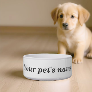 Your Pet’s Name on Pet Bowl
