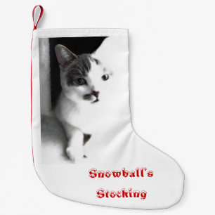 Your Pet's Photo Christmas Stocking with Name