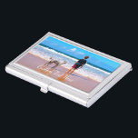 Your Phot Business Card Case with Custom Text<br><div class="desc">Custom Photo and Text Business Card Cases - Your Own Design - Personalised Family / Friends or Personal Gift - Add Your Photo and Text - Resize and move or remove and add elements / text with Customisation tool ! Choose / add your favourite font / colour / size !...</div>
