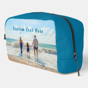 Your Photo and Custom Text Personalised Dopp Kit