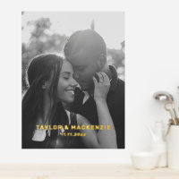 Your Photo and Names Personalised Typography