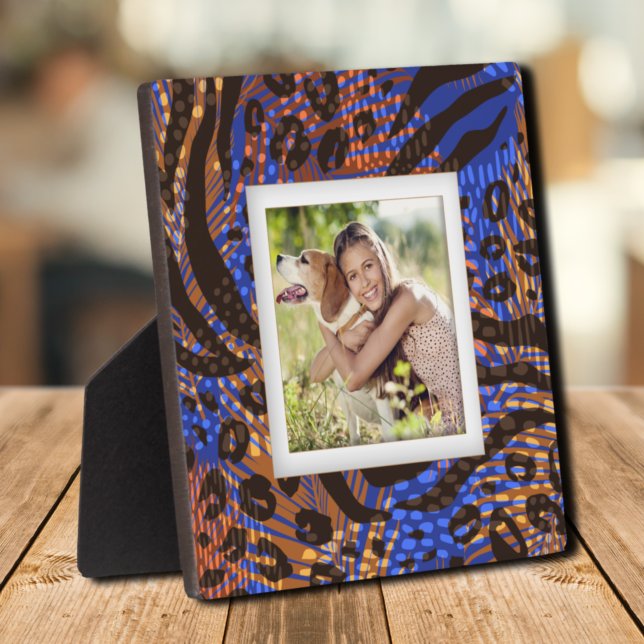 Your Photo Animal Pattern Frameless Easel Back Plaque (Your Photo Animal Pattern Frameless Easel Back Plaque)