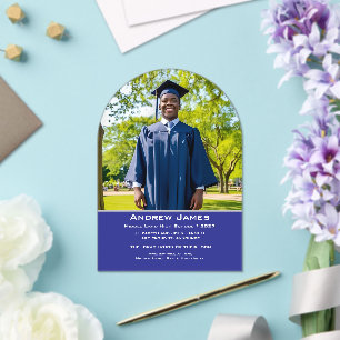 your photo  -arch Graduation Announcement