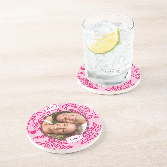 Your Photo Coasters Dates and Initials (Side)