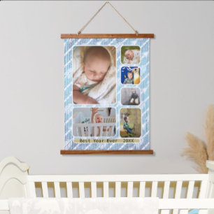 Your Photo Collage Here Hanging  Hanging Tapestry