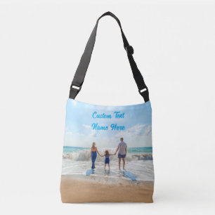 Your Photo Crossbody Bag with Custyom Text