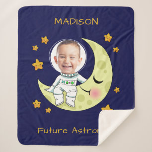 YOUR PHOTO custom Astronaut blankets