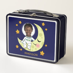 YOUR PHOTO custom Astronaut lunch boxes