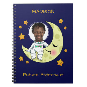YOUR PHOTO custom Astronaut notebook