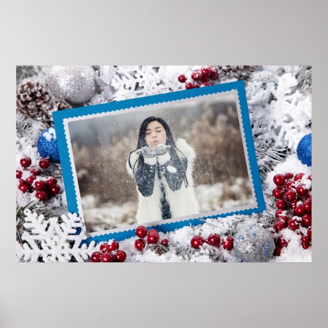 YOUR PHOTO custom Christmas poster (Front)