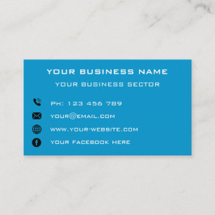 Your Photo Custom Text Personalised Business Card