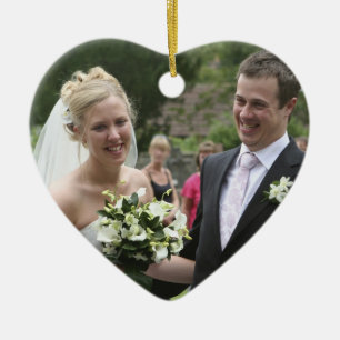 Your Photo  Customised Wedding Keepsake Ceramic Tree Decoration