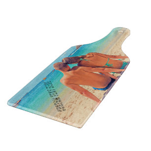 Your Photo Cutting Board Gift with Custom Text